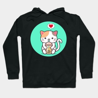 Cat and tea Hoodie